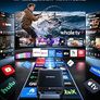 Smart Projector Compatible with Netflix/Disney/Live TV & 330 Rotatable] Mini Portable Projector 4K Auto Focus& 6D Keystone, PUTRIMS Native 1080p Projectors 30000Lumen Image 2