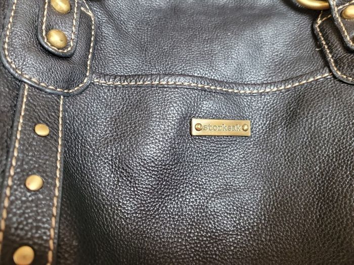 Storksac Leather Nappy Bag