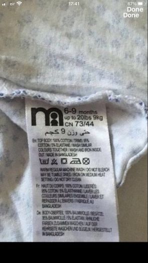 Girls dress 6/9 mths
