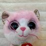 TY Beanie Boos FIONA the Pink Cat approx. 6 inch used Please see photos Image 2