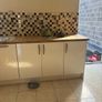 Cream High Gloss Kitchen Image 2