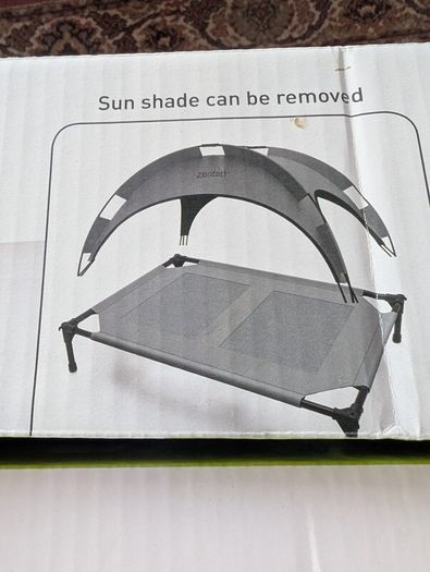 Dog Bed with sun shade