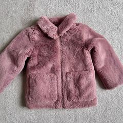 Price drop! Like New Girls Lovely Soft Winter Coat H&M 4-6yrs
