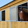 Plexi-glass Bar Stable Window - Galvanised Frame Image 4