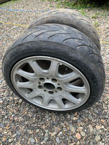 5x120 Alloy Wheels + Semi Slick Tyres