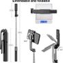 Selfie Stick for iphone,3 in 1 Bluetooth Selfie Stick Tripod with Remote,Holiday Essentials Phone Tripod Stand with Detachable Wireless Remote, Compatible with GoPro/Small Camera/Samsung/Huawei Image 3