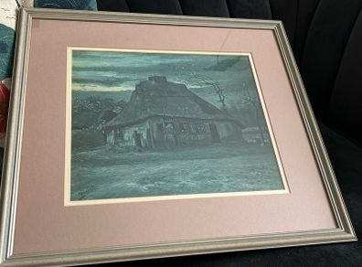 Vincent Van Gogh Print "the Cottage"