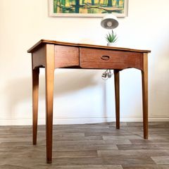 Vintage Retro Mid Century Teak Console/Desk