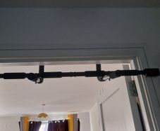 Door pull up bar