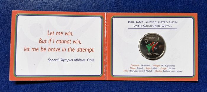 Ireland 2003 Special Olympics Sealed Uncirculated Coin