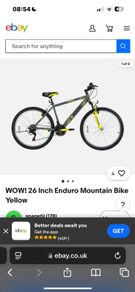 Enduro 17 inch mountain bike 1 year warranty new basically