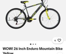 Enduro 17 inch mountain bike 1 year warranty new basically