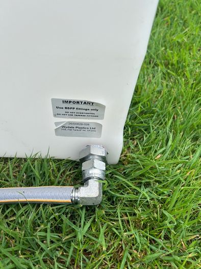 250L flat water tank mobile valeting