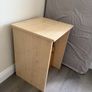 Wooden desk and locker Image 3