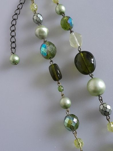 Necklace - M&S - Shades of Green
