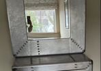 Chest of drawers and mirror industrial style.