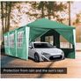 3x6M Awning Gazebo Tent with 6 Sidewalls Marquee Party Tent Green Fully Waterproof For Outdoor Event Image 5