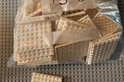 Lego 6x8 Flat White Piece Bag of 73