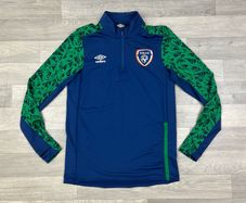 Umbro Ireland Half Zip Jumper Mens Medium