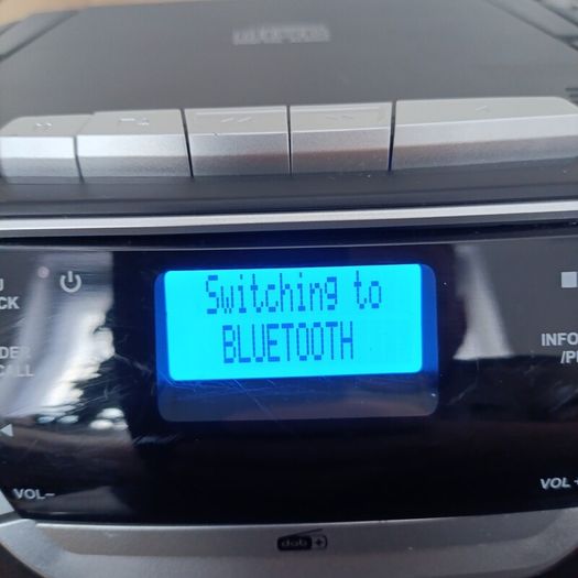 JVC RC-D322B DAB+/FM, CD, Bluetooth and Cassette Boombox