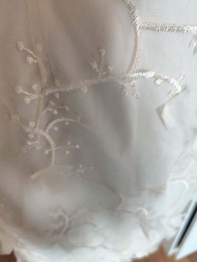 BNWT Danity Paris cream lace embroidered dress size M UK10 EU38 Postage included