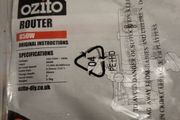 Ozito 850w Plunge Router.Brand new.