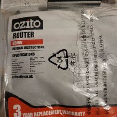 Ozito 850w Plunge Router.Brand new.
