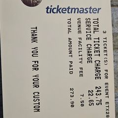 3 x The Strokes tickets - 3Arena Dublin