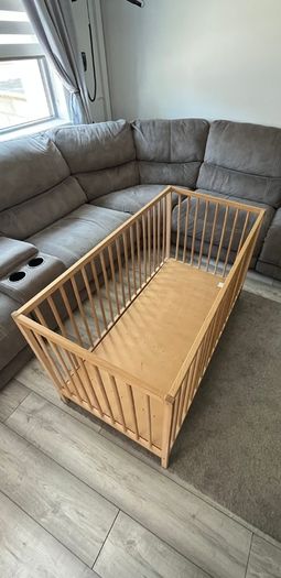 IKEA Cot. 120cm x60cm.  Baby Infant cot bed