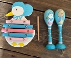 Wooden Musical Instruments - Peter Rabbit