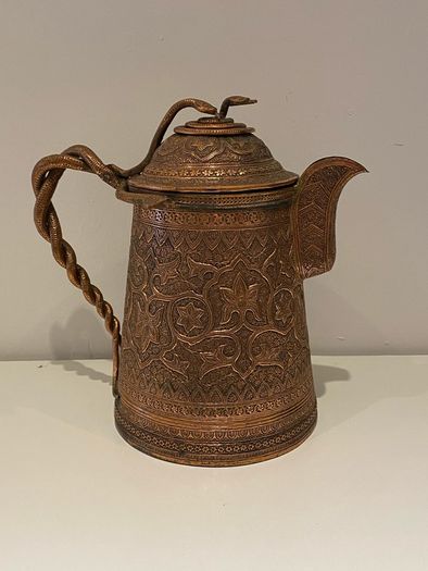 Stunning Vintage Copper Coffee Pot