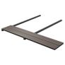 WPC Hollow Decking Boards with Accessories 10m(sqr) 2.2m Dark Brown Image 4
