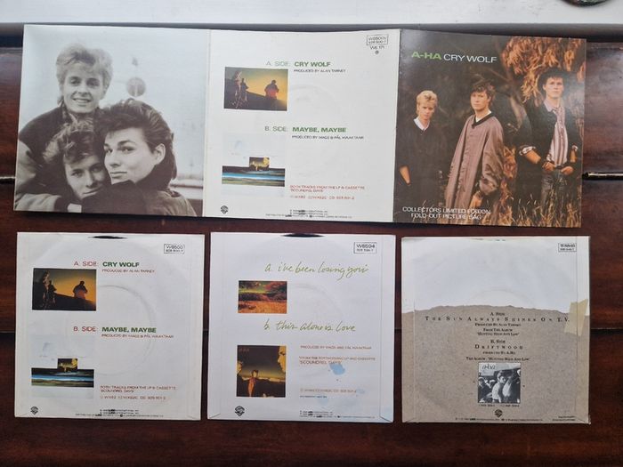 Aha 7" Singles incl collectors item