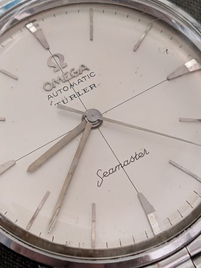 Omega Seamaster Automatic Turler  Rare Double Signed Dial  Original Bracelet