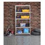 Heavy Duty 5 Tier Boltless Shelving Unit Garage Utility Home Storage Rack Image 8