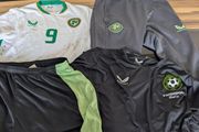 Ireland team issued soccer gear