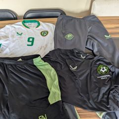 Ireland team issued soccer gear