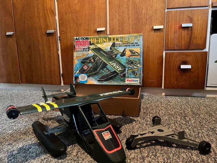 Vintage Action Man Pursuit Craft Palitoy 1983