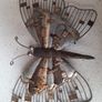Large Ornamental Metal Butterfly - Only 10 Image 3