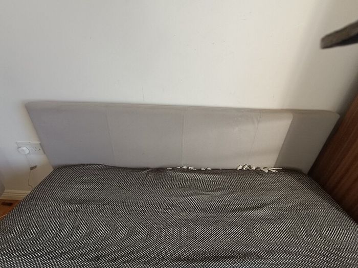 king size divan bed light grey