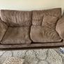 Brown corduroy couch for sale Image 2