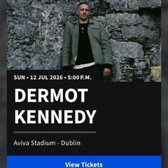 Dermot Kennedy tickets (Sunday) seated