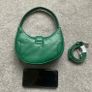 Mango brand new vibrant green half moon bag Image 2
