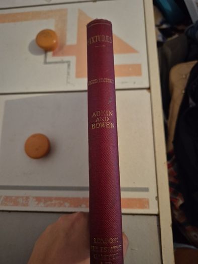 Vintage The Law Relating to Fixtures Benaiah Adkin