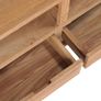 TV Cabinet 90x30x40 cm Solid Teak Wood Image 3