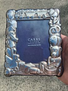 Carrs Of Sheffield Sterling Silver Children's Photo Frame