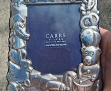 Carrs Of Sheffield Sterling Silver Children's Photo Frame