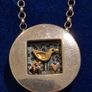 Alan Ardiff Early Bird.925 Sterling Silver 18k Yellow & Rose Gold Kinetic Bird Necklace Image 6