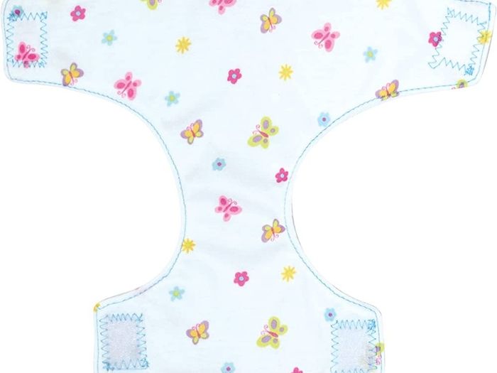 Fabric 3-Pack Nappies from Peterkin: Adjustable and reusable fabric dolls nappies Dolls & Accessories Age 18 Months (FREE POSTAGE)