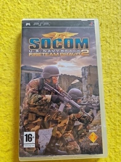 Soccom U.S. Navy Seals 2  Fireteam Bravo PSP PlayStation Games Original